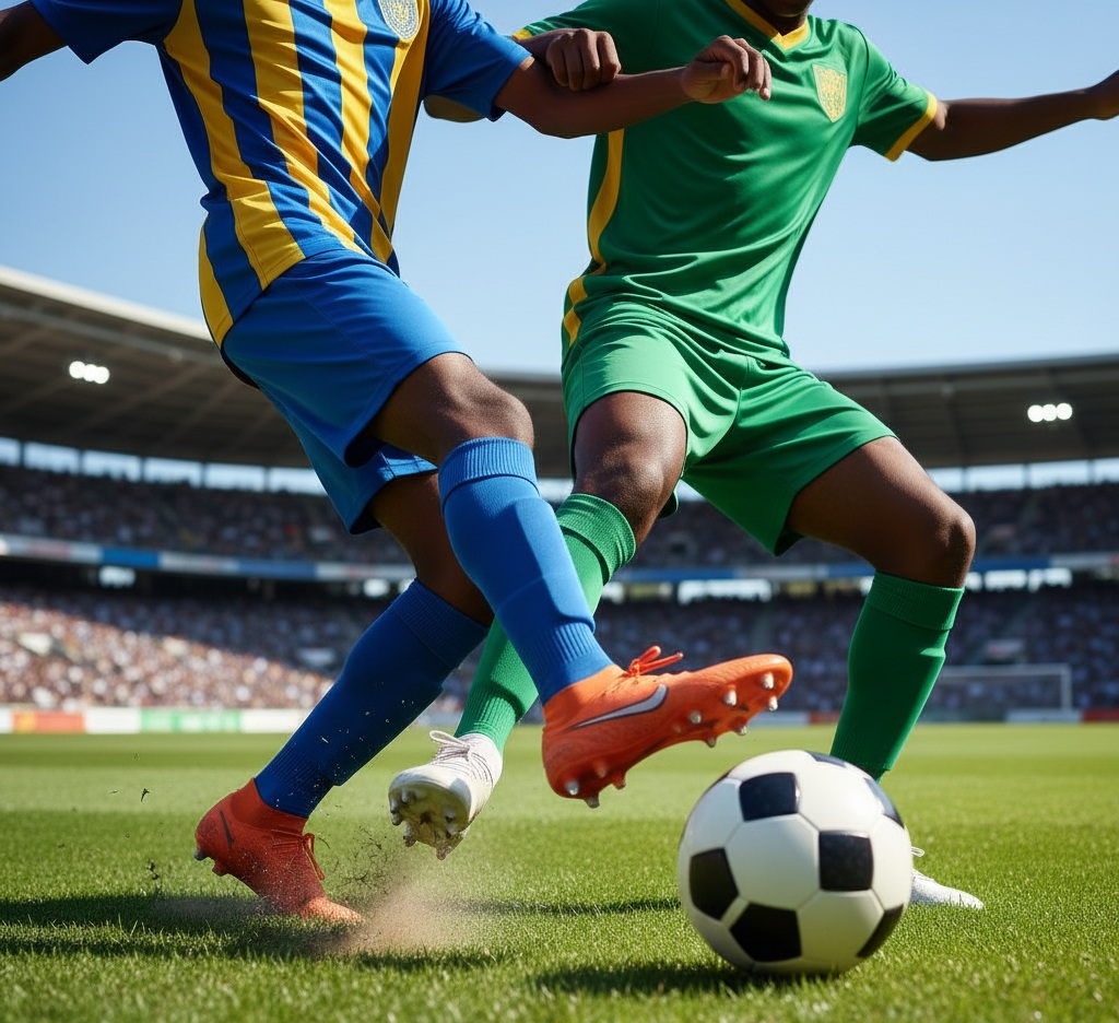 Young football players training with Talentrove Sports